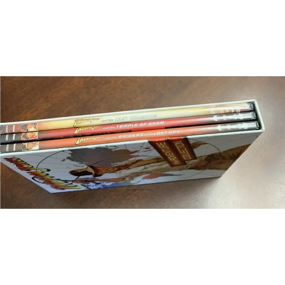Indiana Jones 3 Movie Collection DVD Set with Case Harrison Ford - Picture 5 of 6